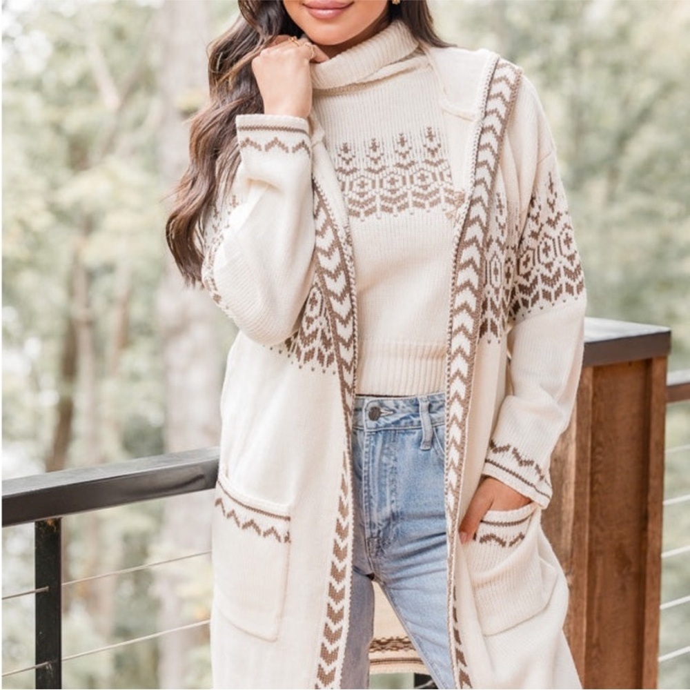 Pink Lily Cardigan sweater set